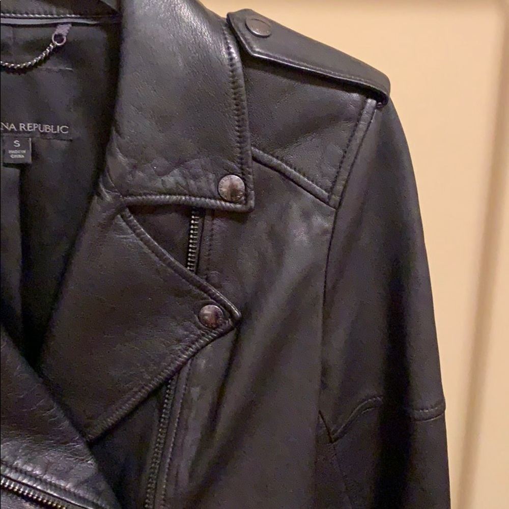 Banana Republic Leather Jacket - Picture 4 of 7